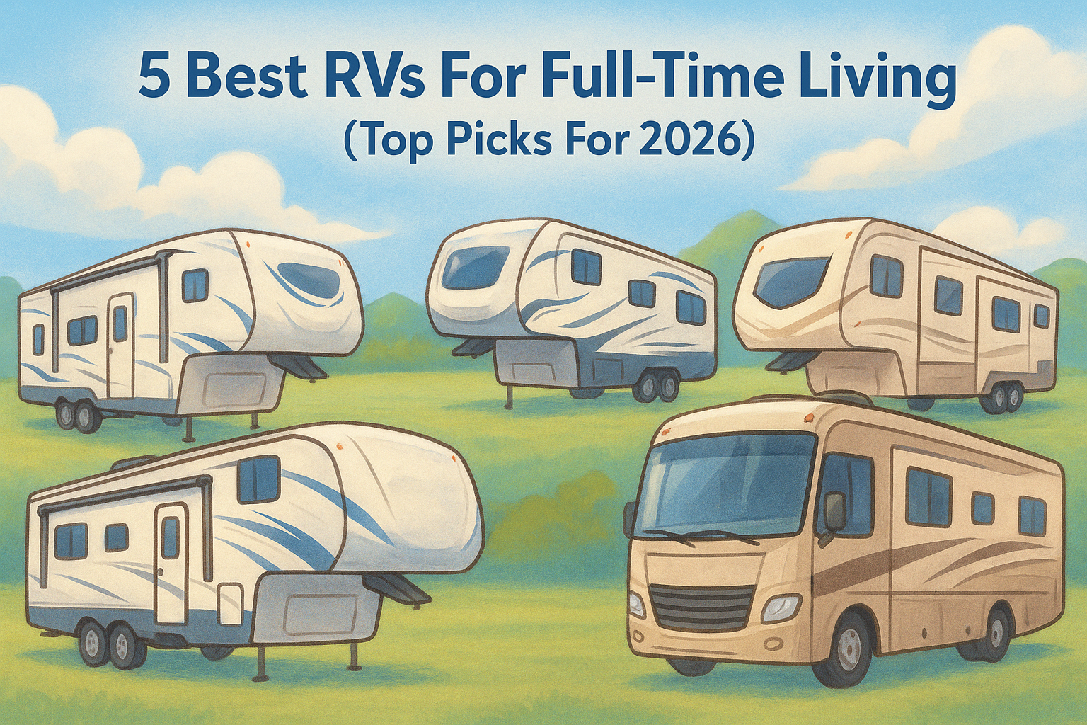 5 Best RVs For Full-Time Living (Top Picks For 2026)