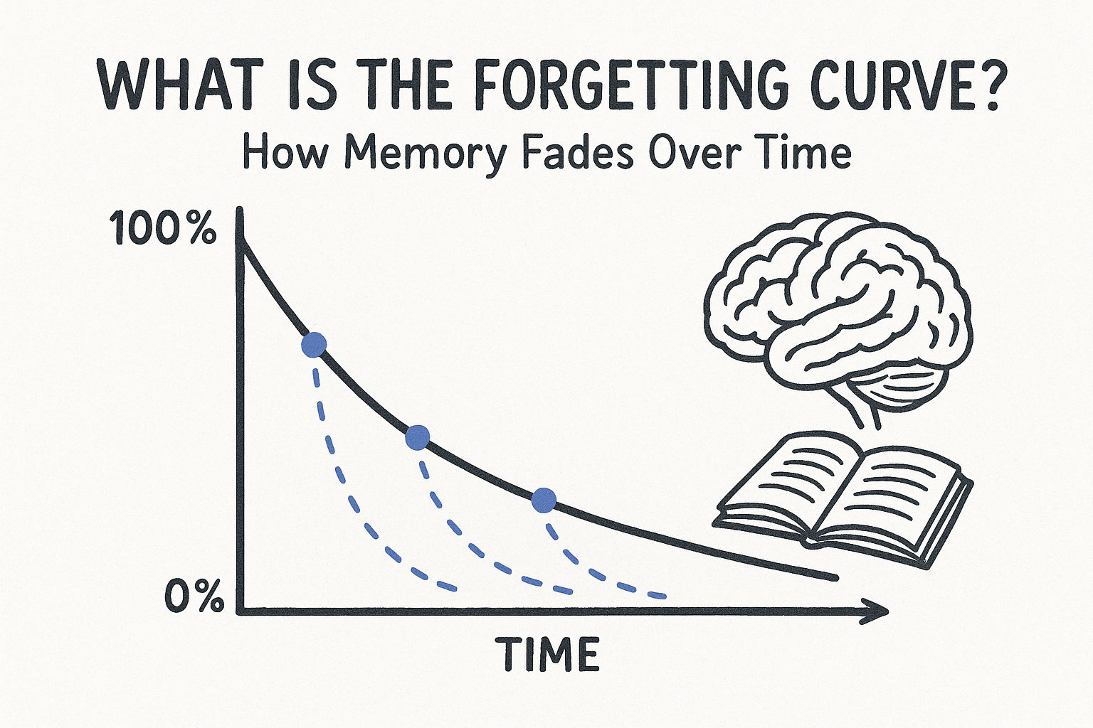 What Is The Forgetting Curve? How Memory Fades Over Time