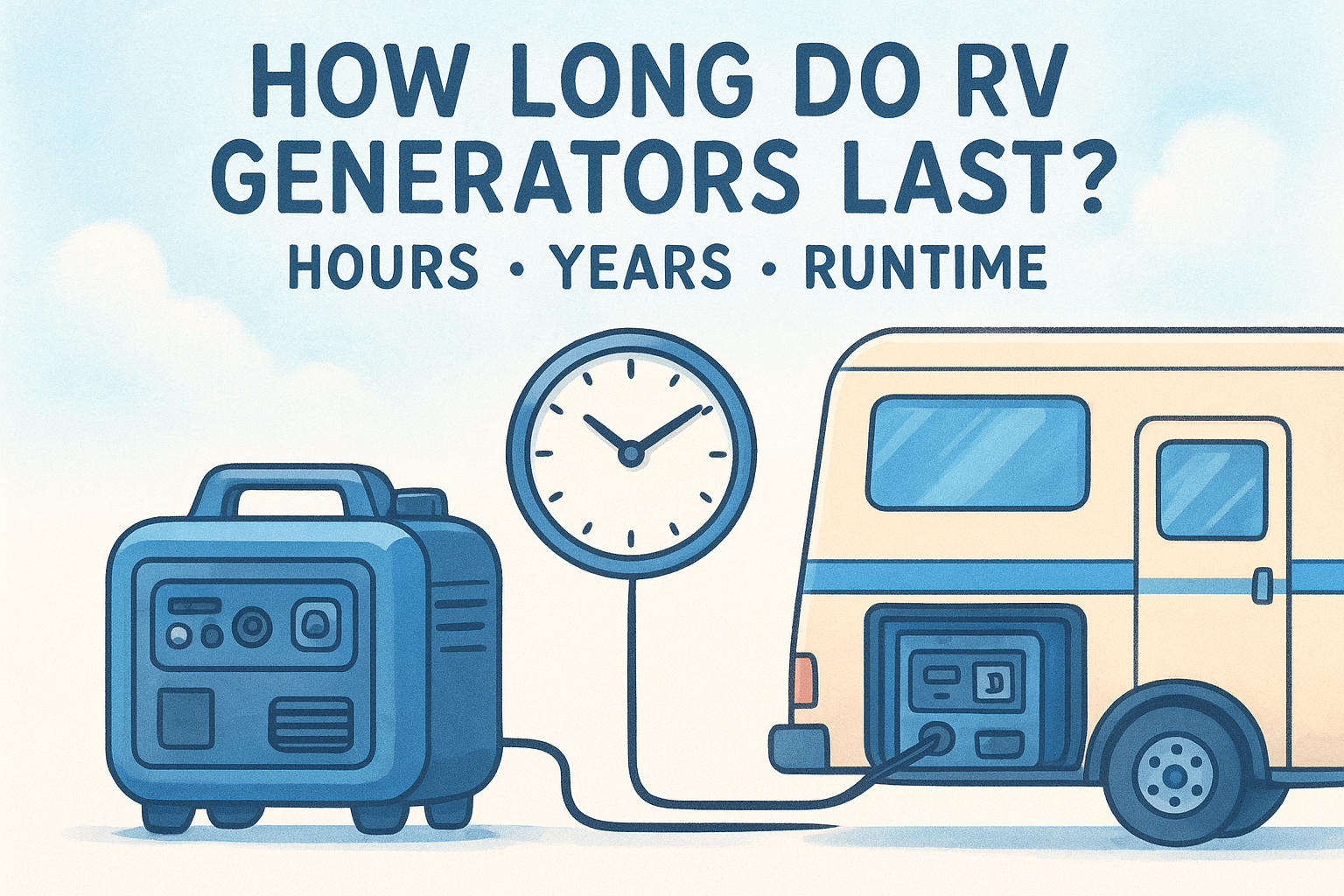 How Long Do RV Generators Last? Hours, Years, Runtime