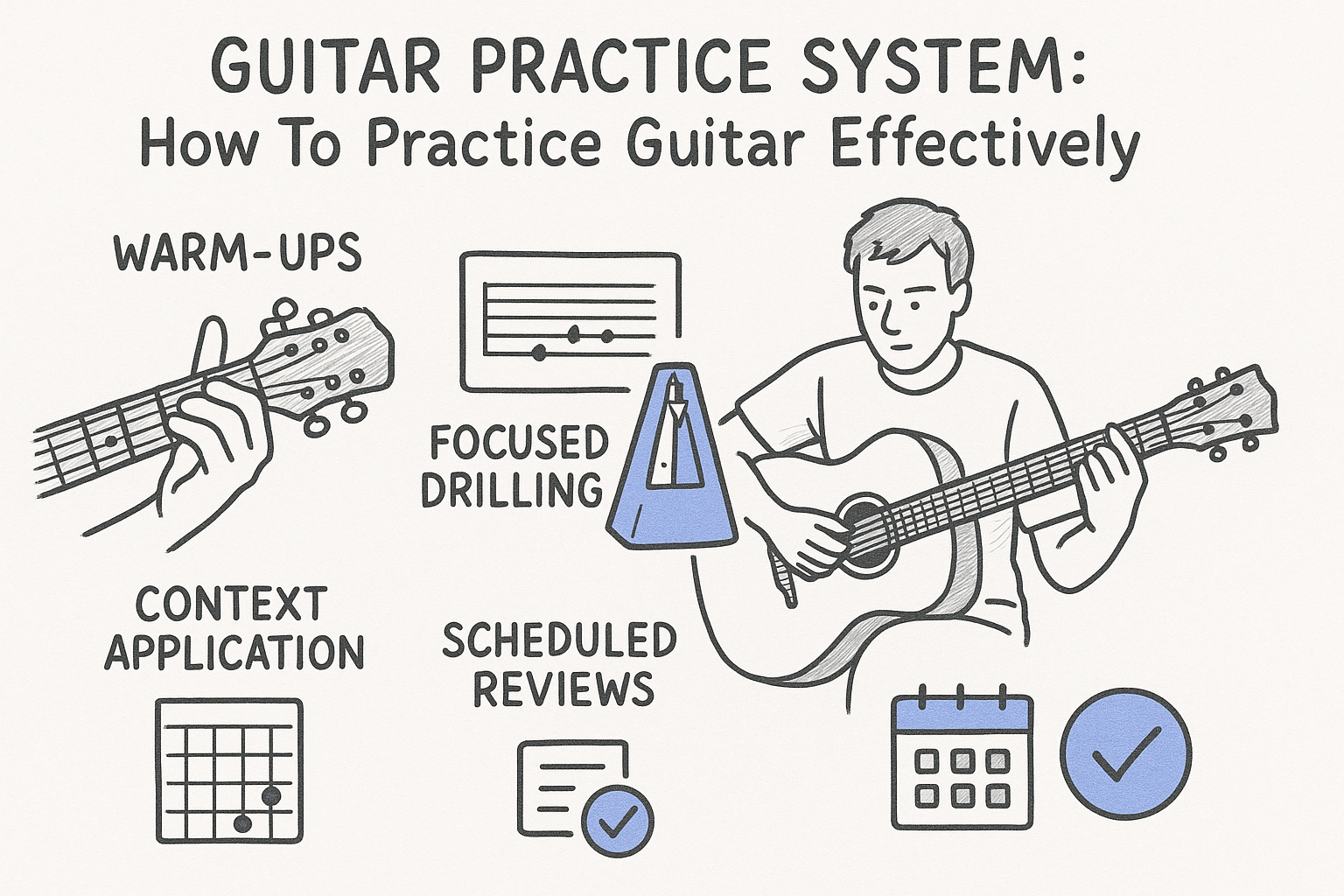 Guitar Practice System: How To Practice Guitar Effectively