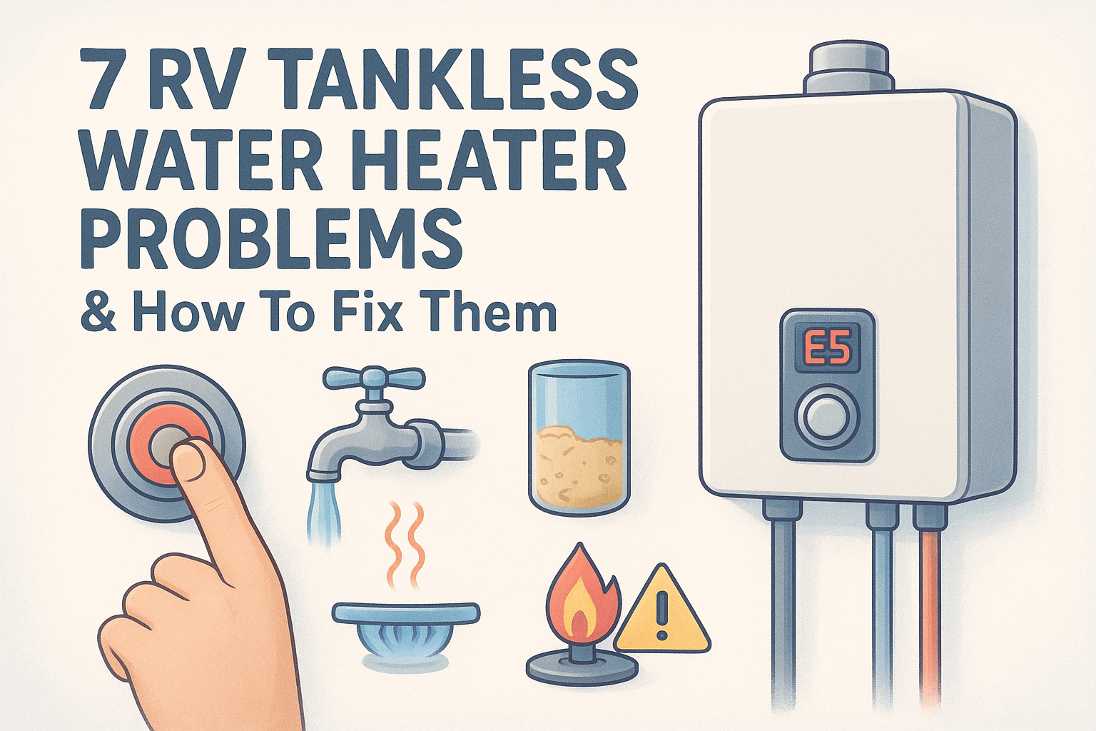 7 RV Tankless Water Heater Problems & How To Fix Them