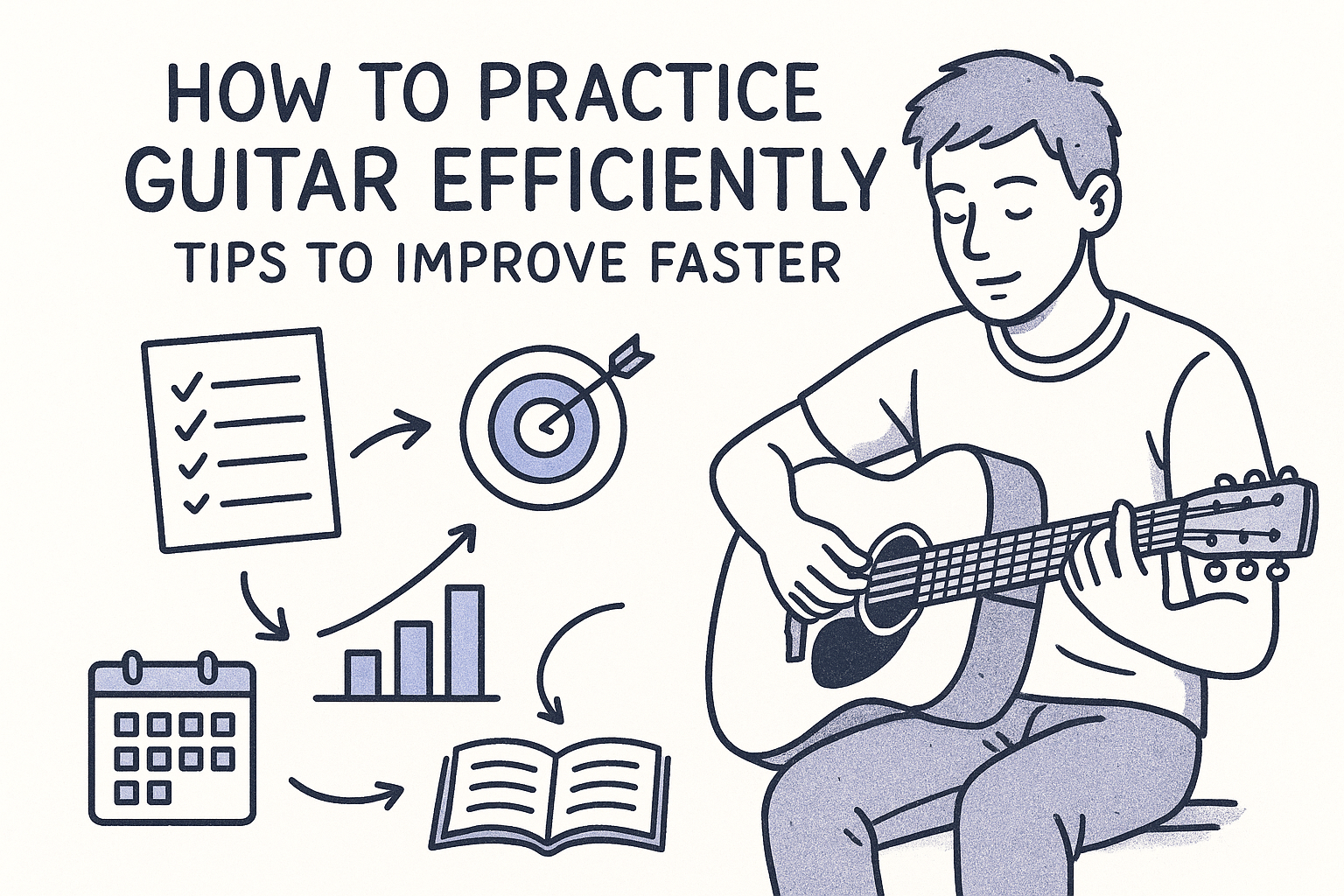 How to Practice Guitar Efficiently: Tips to Improve Faster