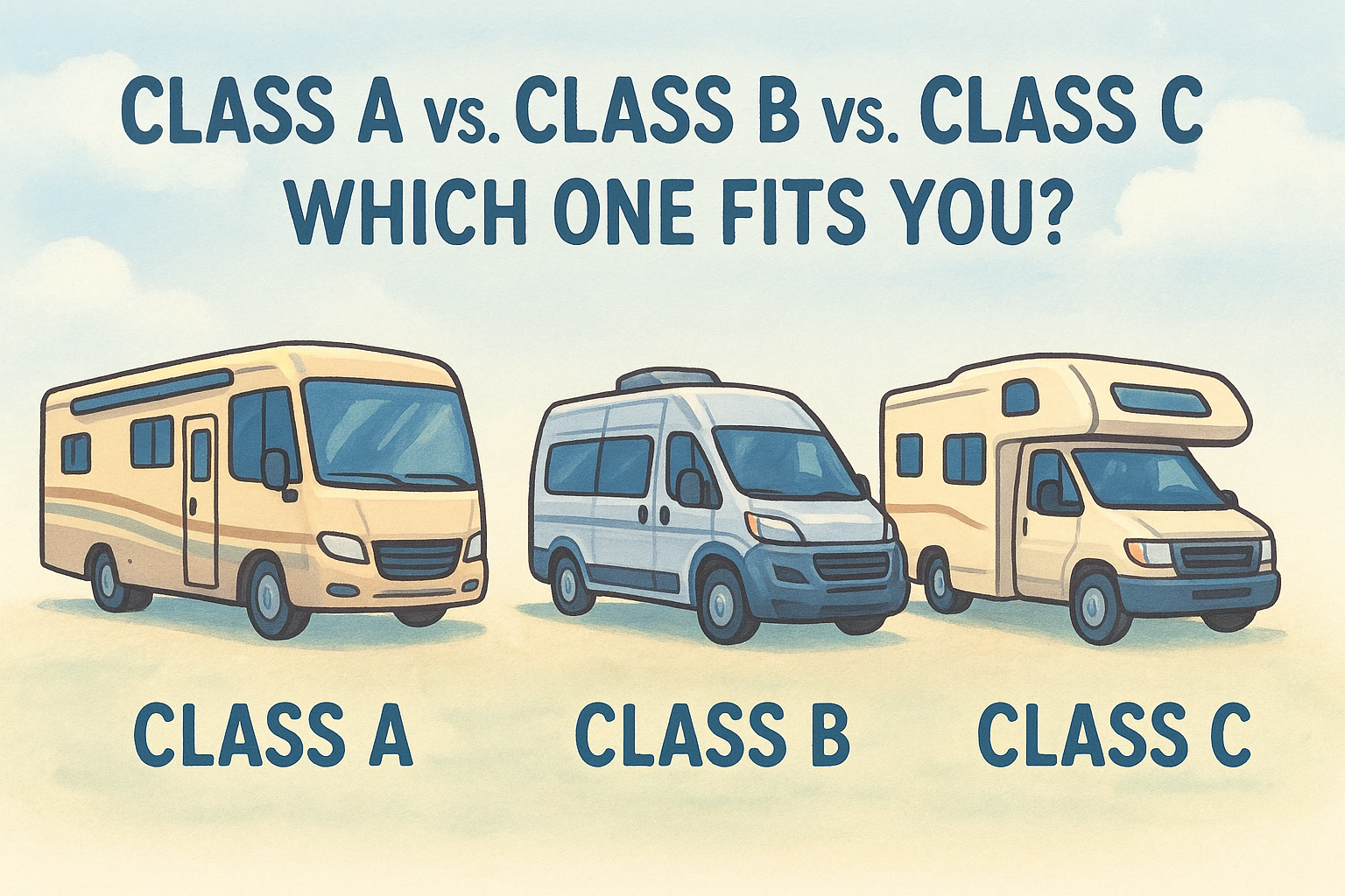 Class A vs. Class B vs. Class C RV: Which One Fits You?