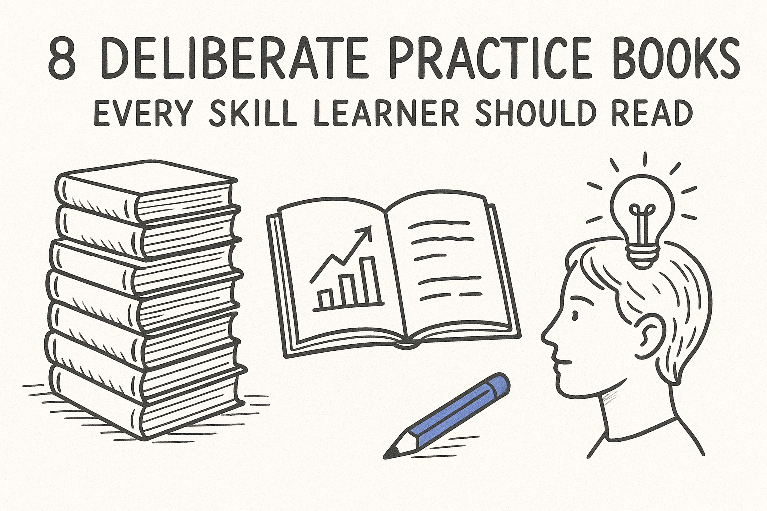 8 Deliberate Practice Books Compared by Goal and Learning Style