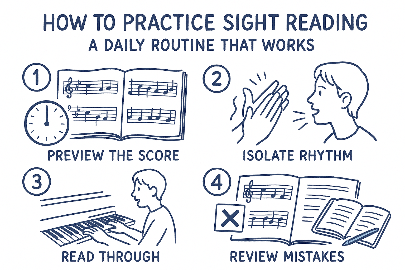 How to Practice Sight Reading: A Daily Routine That Works
