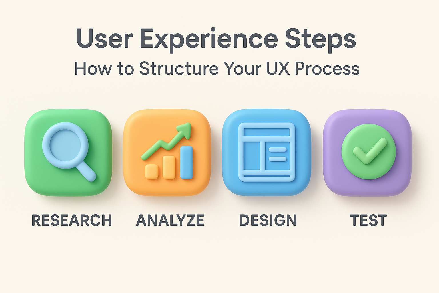 User Experience Steps: How to Structure Your UX Process