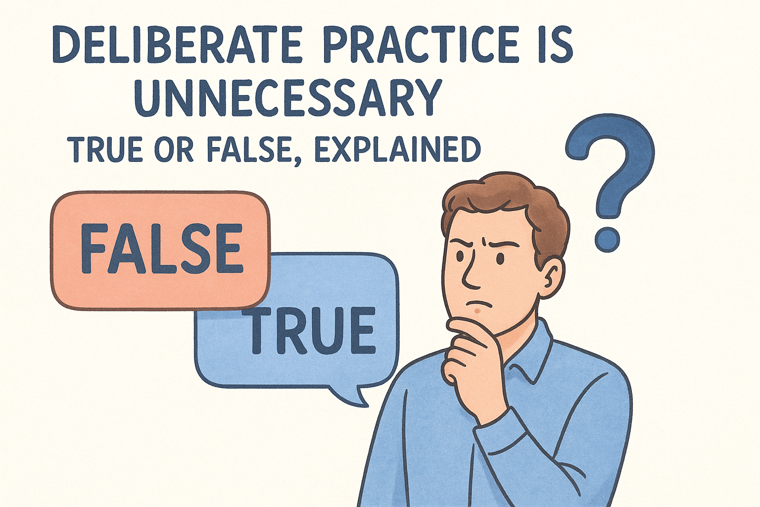 "Deliberate Practice Is Unnecessary": True or False, Explained