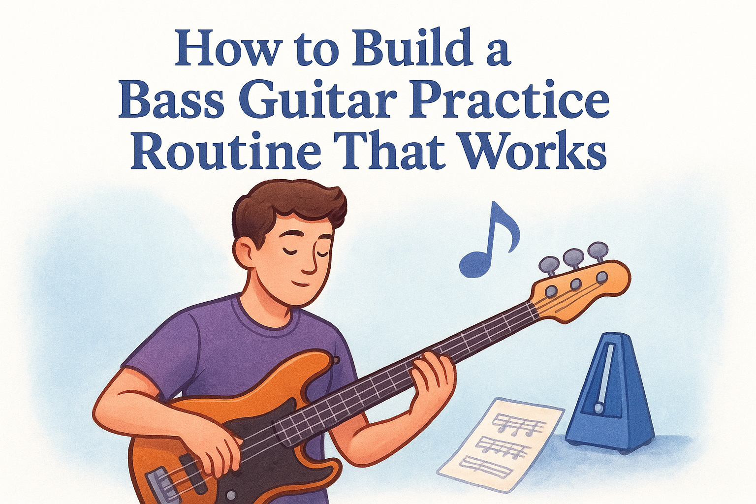 How to Build a Bass Guitar Practice Routine That Works