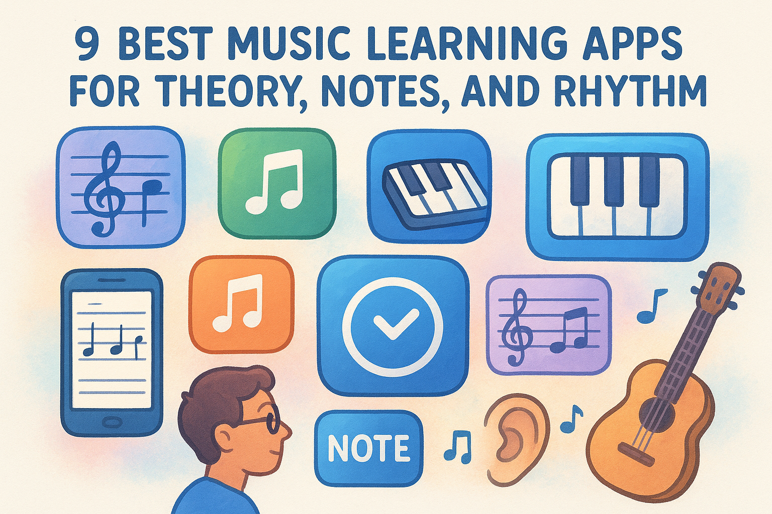 9 Best Music Learning Apps for Theory, Notes, and Rhythm