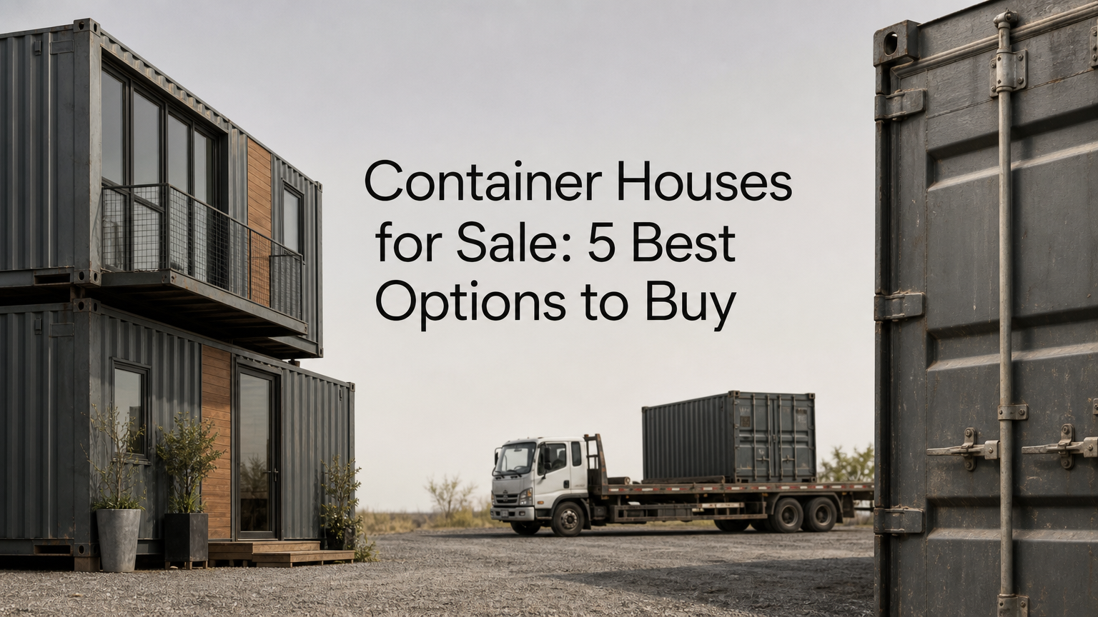 Container Houses for Sale: 5 Best Options to Buy