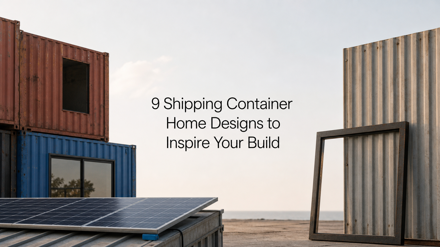 9 Shipping Container Home Designs to Inspire Your Build