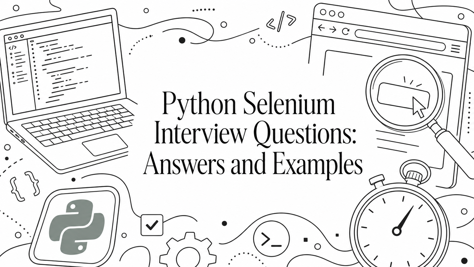 Python Selenium Interview Questions: Answers and Examples