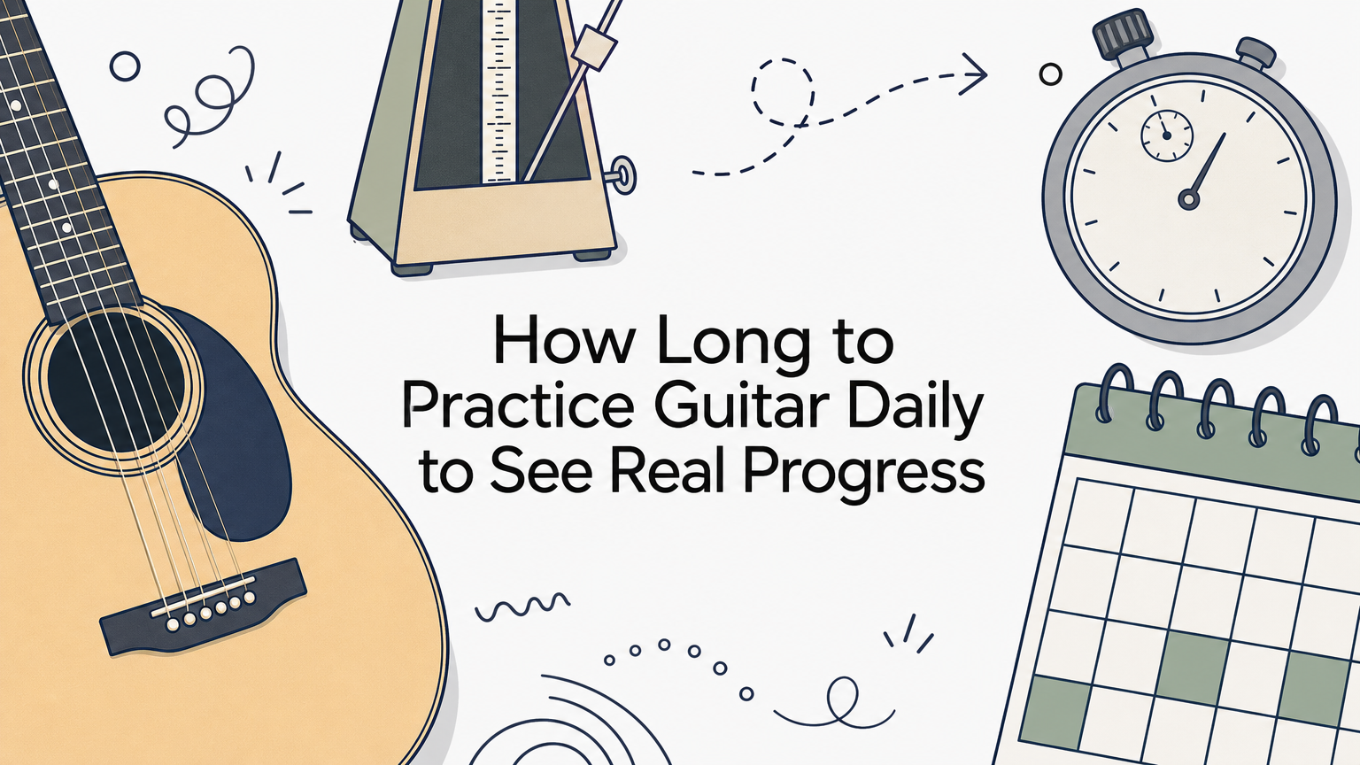 How Long to Practice Guitar Daily to See Real Progress