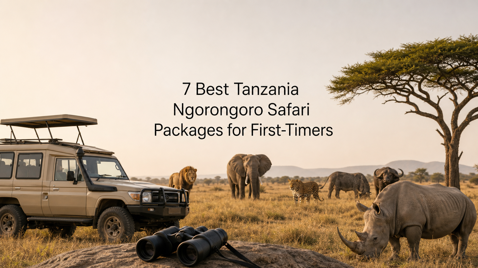 7 Best Tanzania Ngorongoro Safari Packages for First-Timers