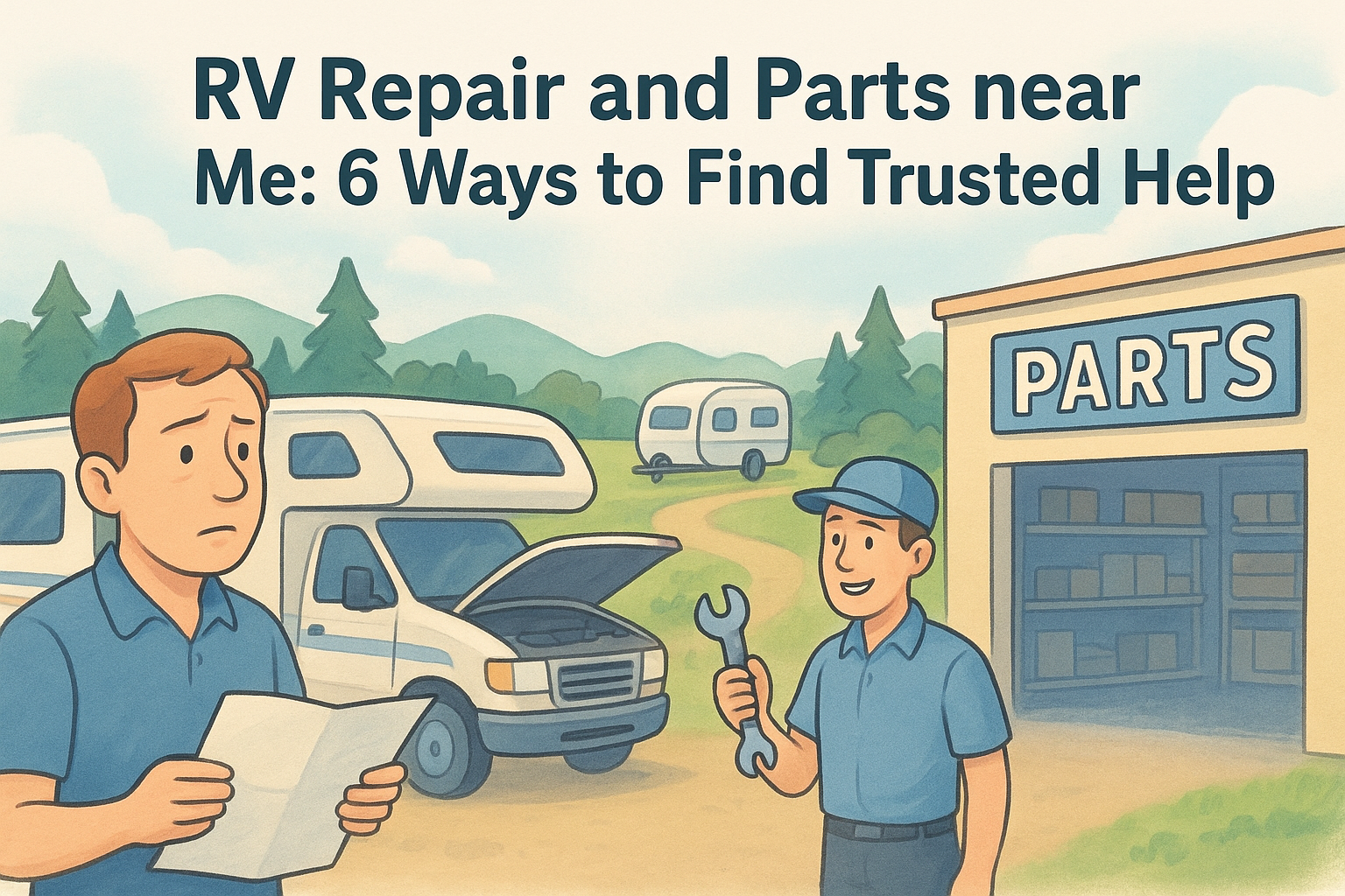 RV Repair and Parts near Me: 6 Ways to Find Trusted Help