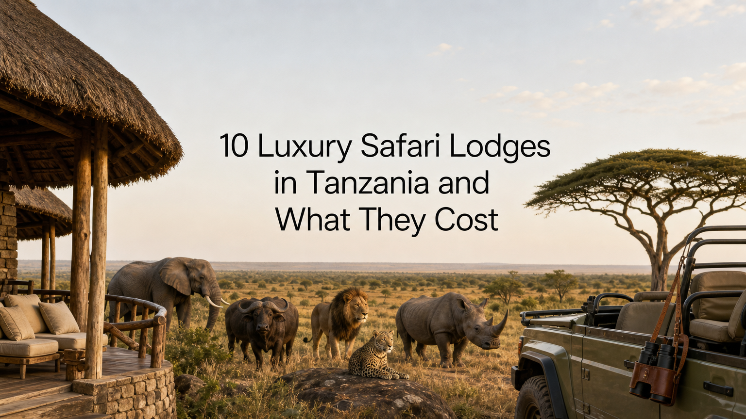 10 Luxury Safari Lodges in Tanzania and What They Cost