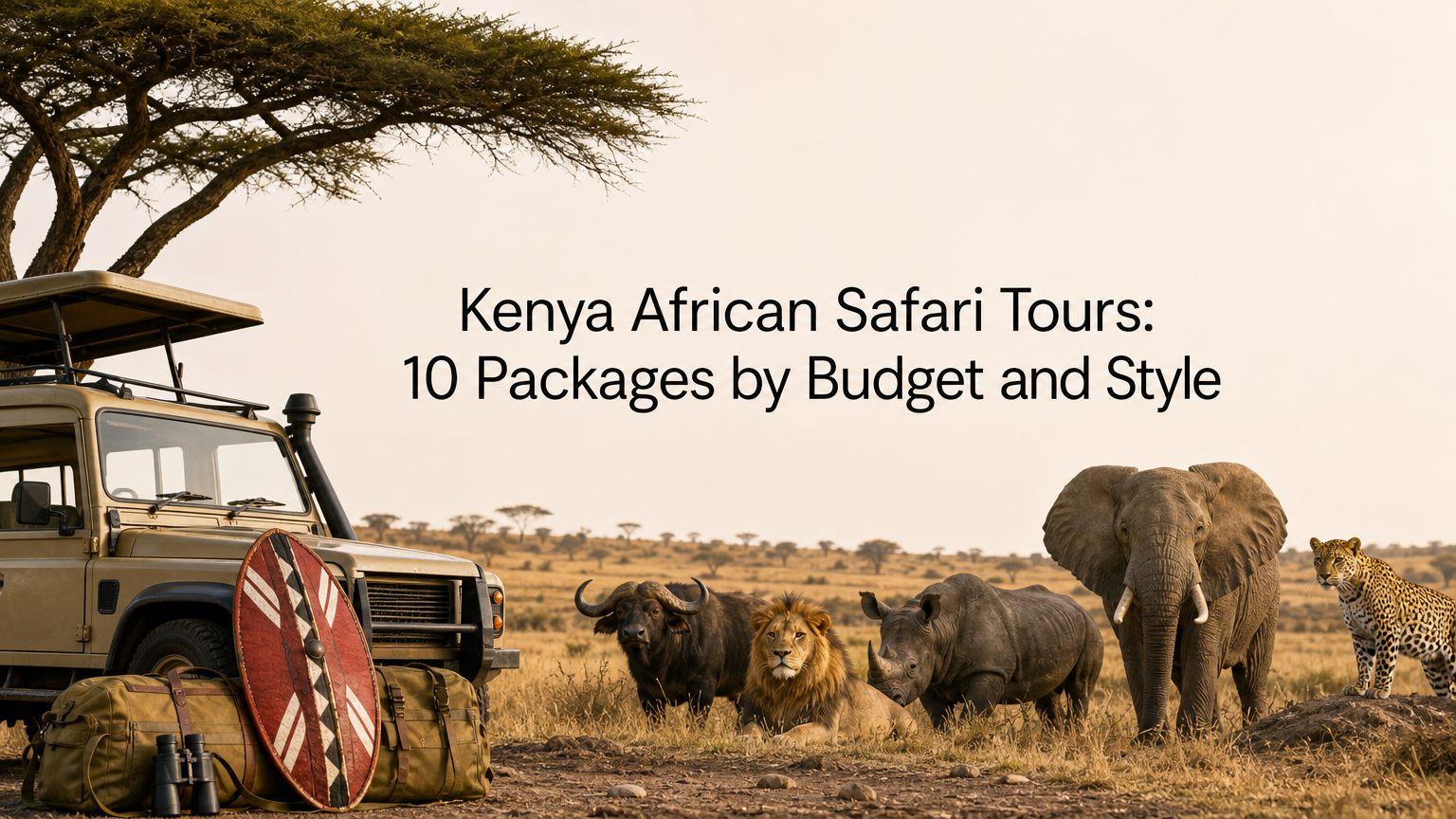 Kenya African Safari Tours: 10 Packages by Budget and Style