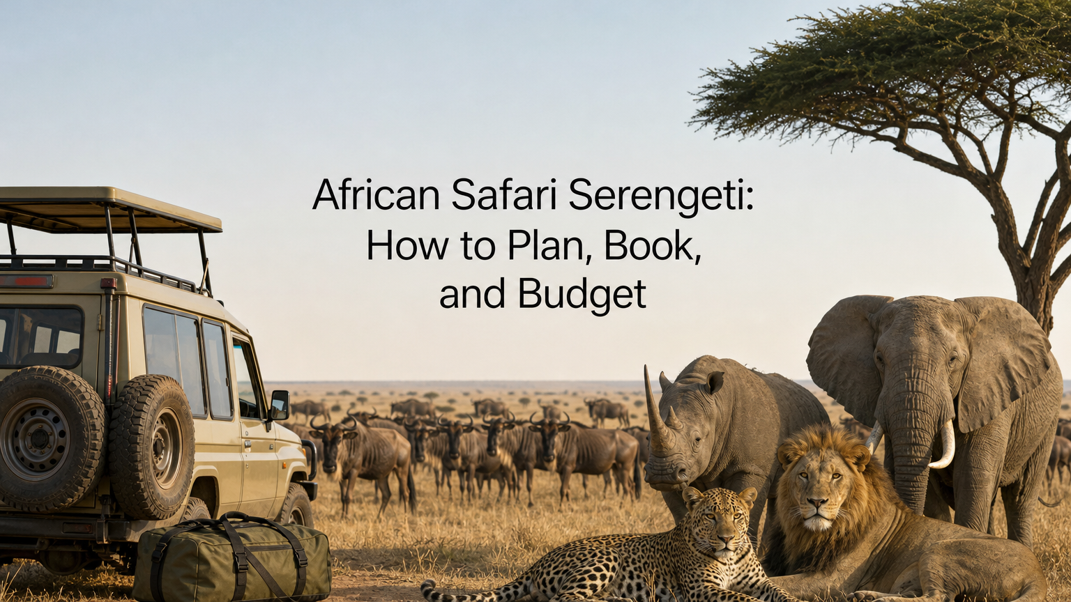African Safari Serengeti: How to Plan, Book, and Budget