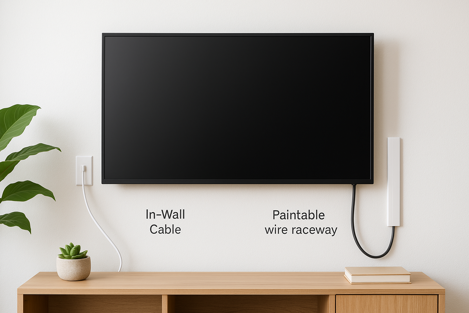 Wall Mount TV and Hide Wires: In-Wall and No-Cut Methods