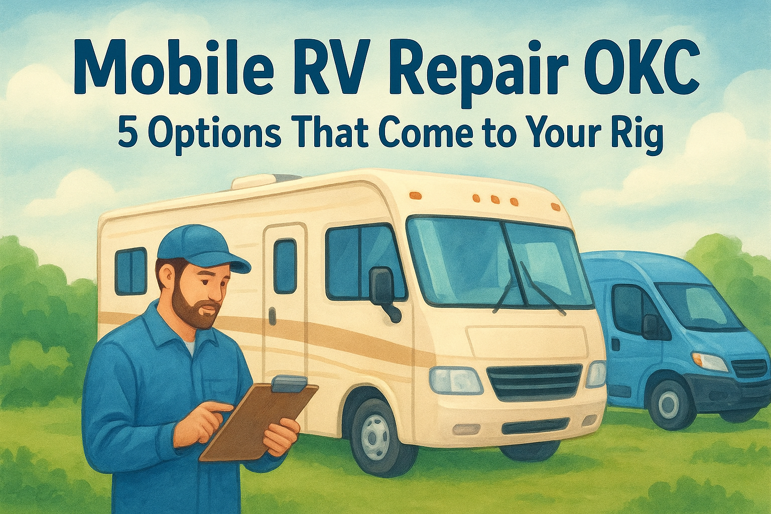 Mobile RV Repair OKC: 5 Options That Come to Your Rig