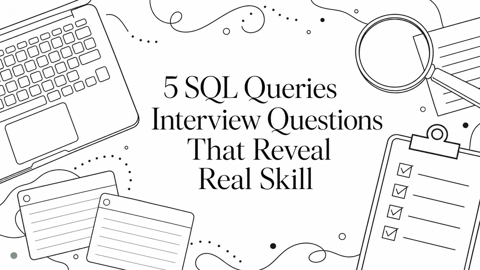 5 SQL Queries Interview Questions That Reveal Real Skill