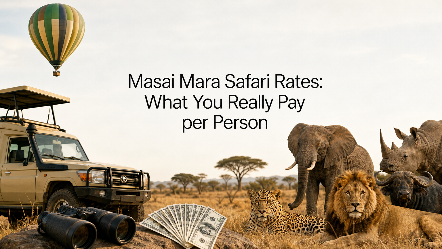 Masai Mara Safari Rates: What You Really Pay per Person