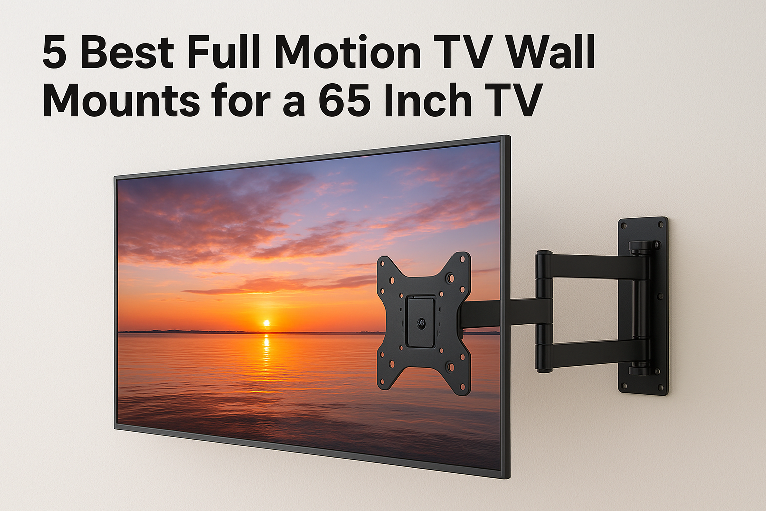 5 Best Full Motion TV Wall Mounts for a 65 Inch TV