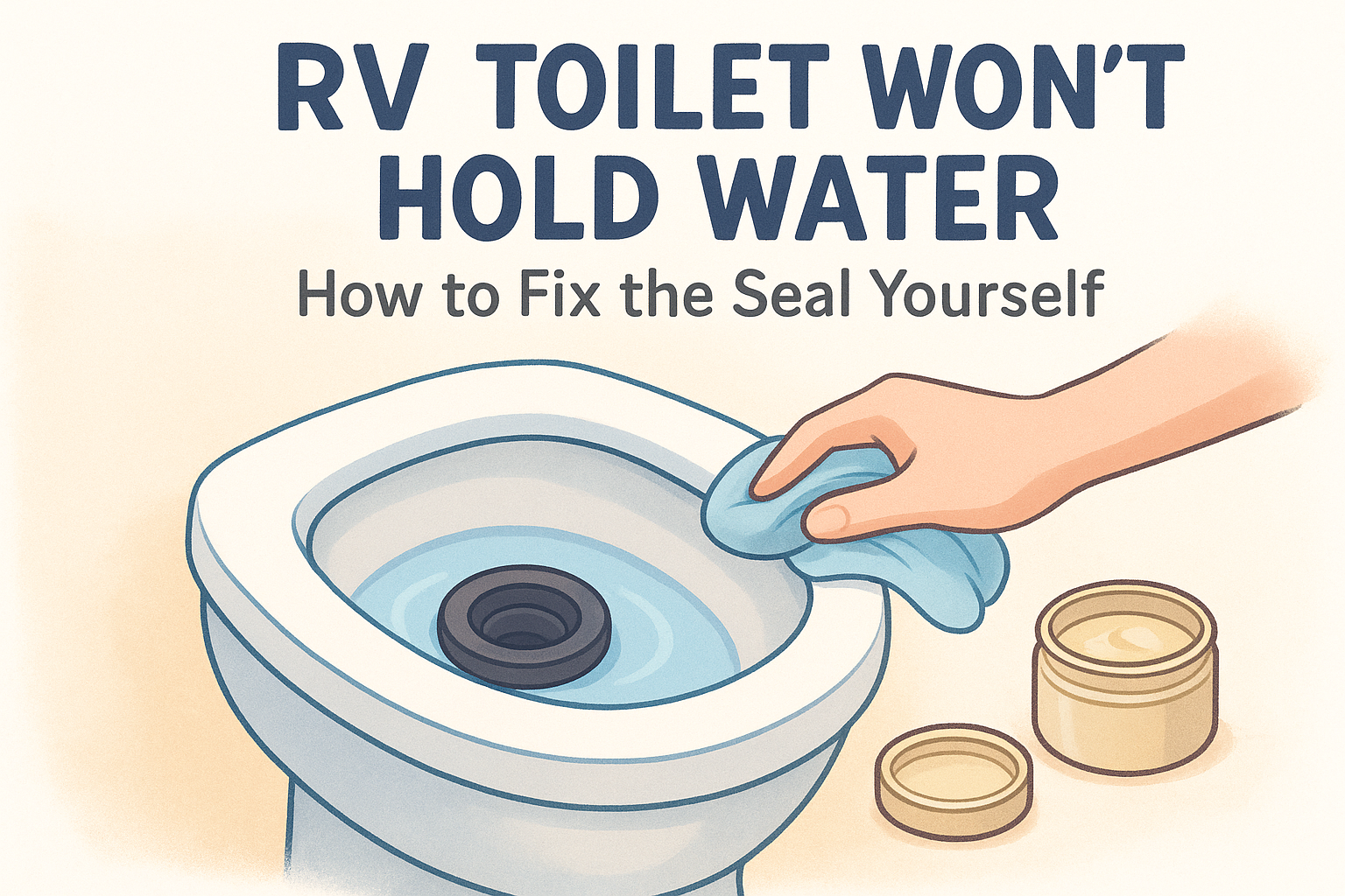 RV Toilet Won't Hold Water: How to Fix the Seal Yourself