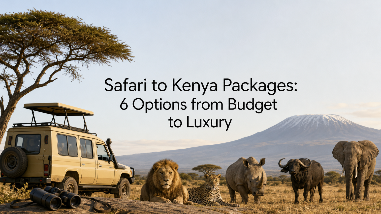 Safari to Kenya Packages: 6 Options from Budget to Luxury