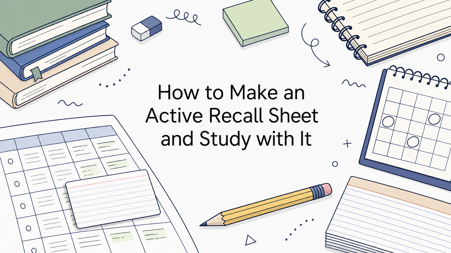 How to Make an Active Recall Sheet and Study with It