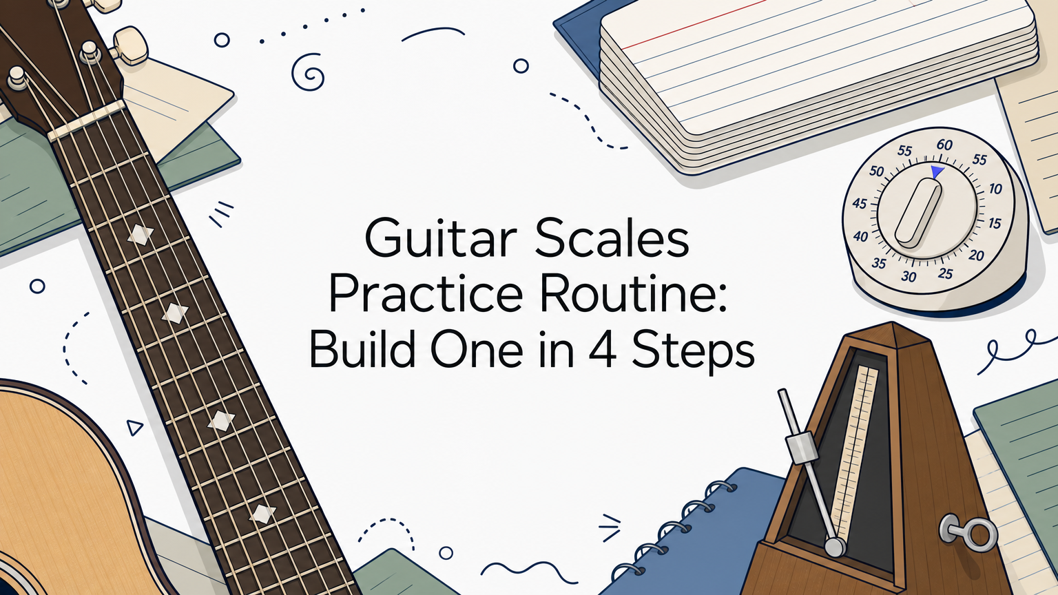 Guitar Scales Practice Routine: Build One in 4 Steps