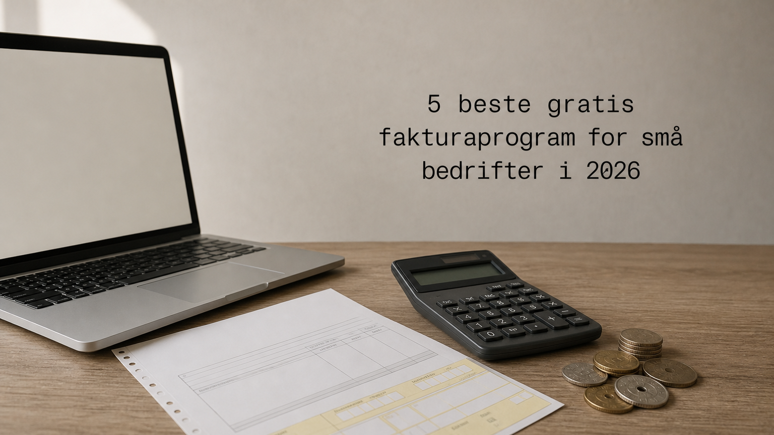 5 beste gratis fakturaprogram for små bedrifter i 2026