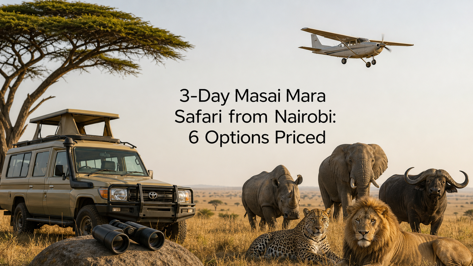 3-Day Masai Mara Safari from Nairobi: 6 Options Priced