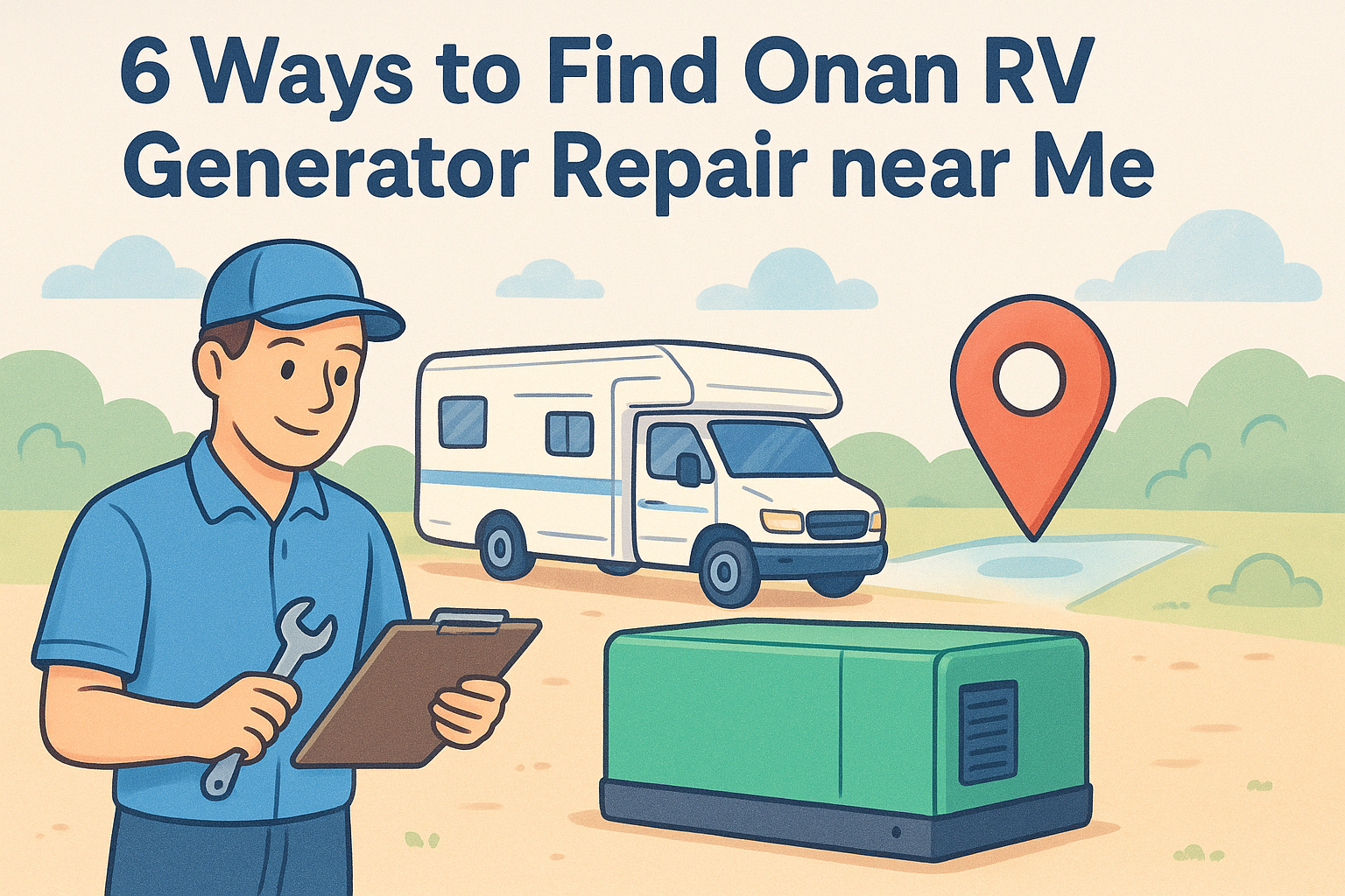 6 Ways to Find Onan RV Generator Repair near Me Fast