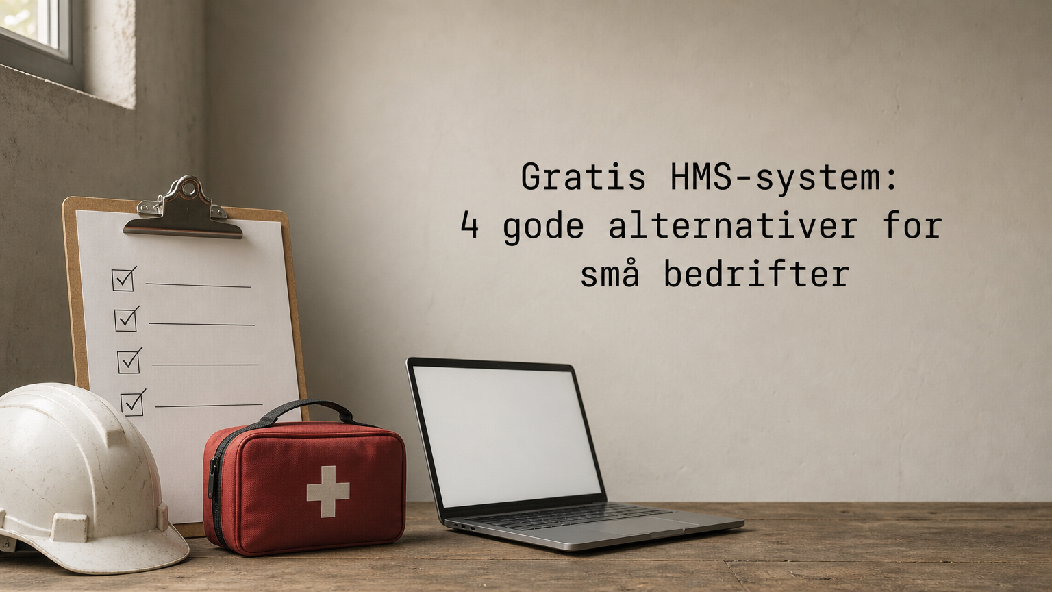 Gratis HMS-system: 4 gode alternativer for små bedrifter