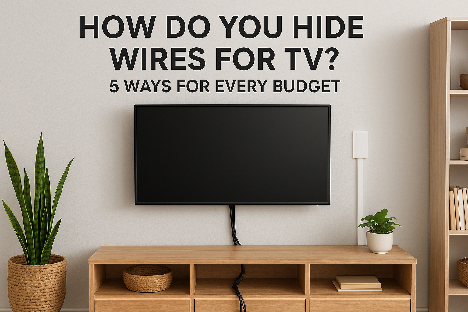 How Do You Hide Wires for TV? 5 Ways for Every Budget