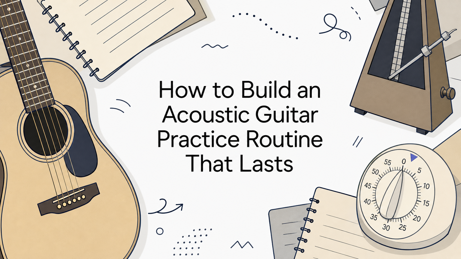How to Build an Acoustic Guitar Practice Routine That Lasts