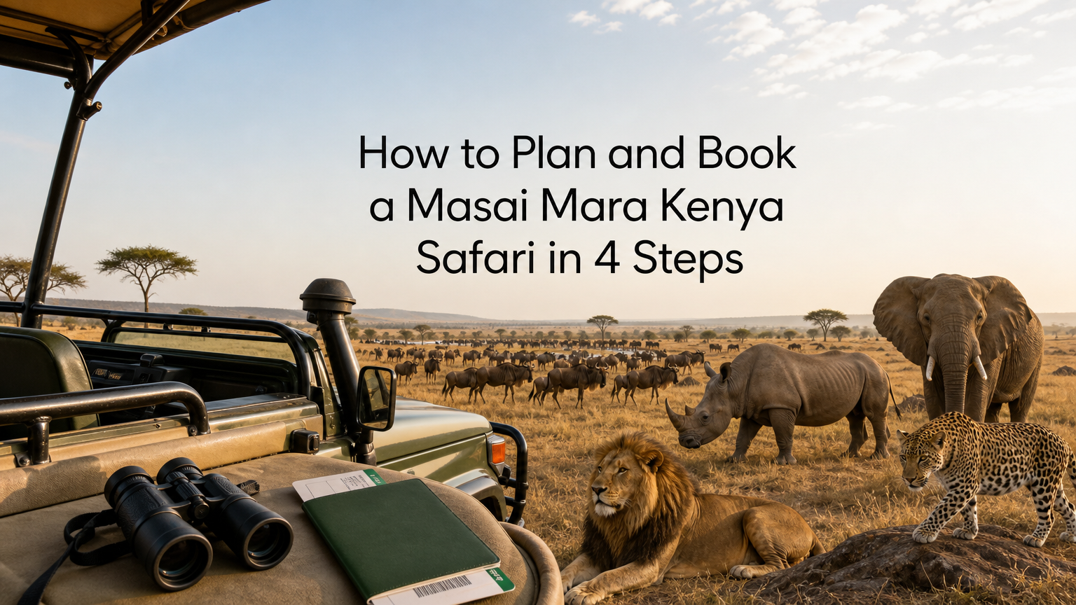 How to Plan and Book a Masai Mara Kenya Safari in 4 Steps