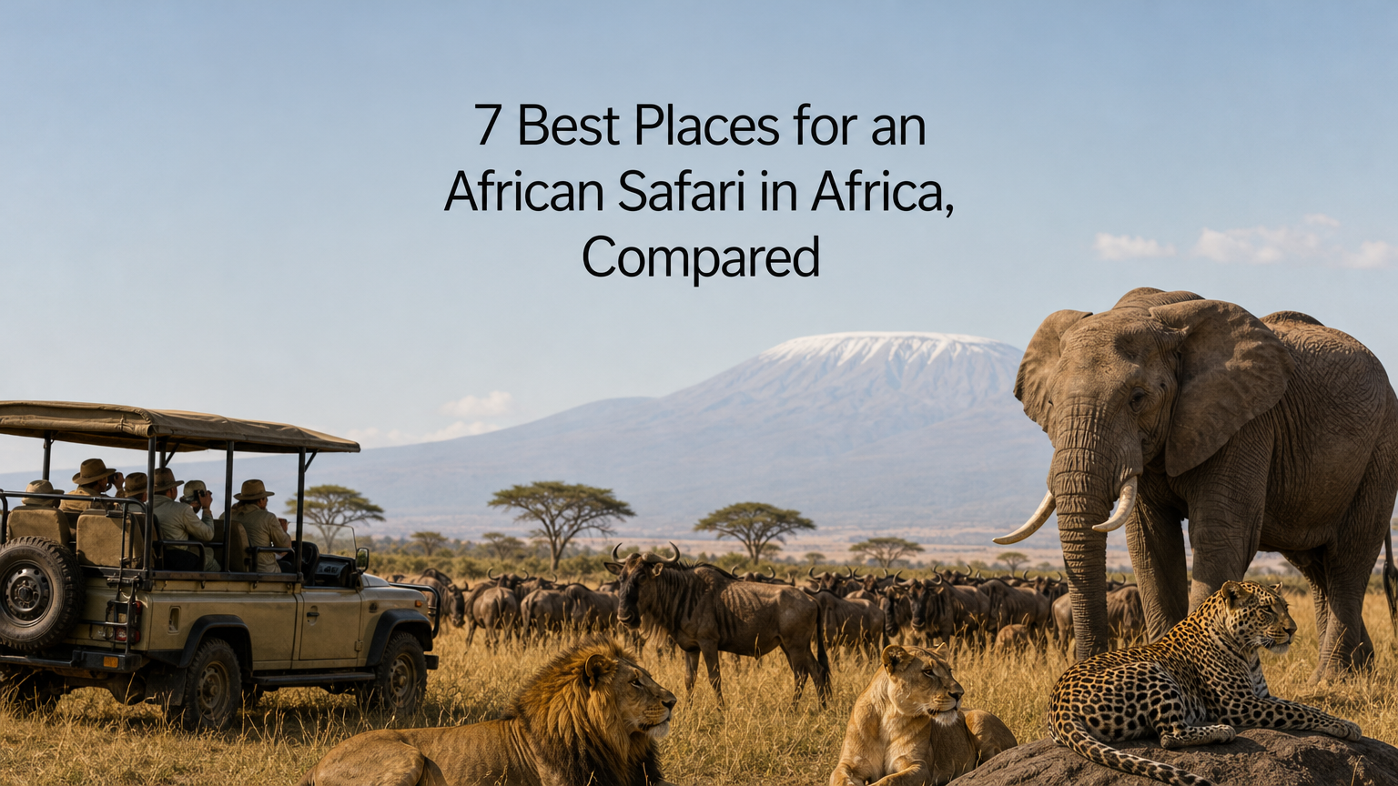 7 Best Places for an African Safari in Africa, Compared