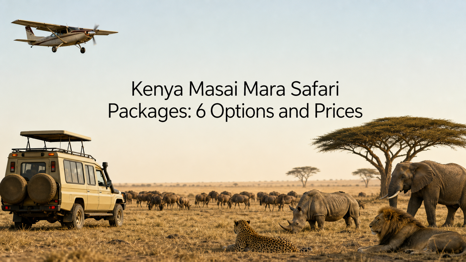 Kenya Masai Mara Safari Packages: 6 Options and Prices