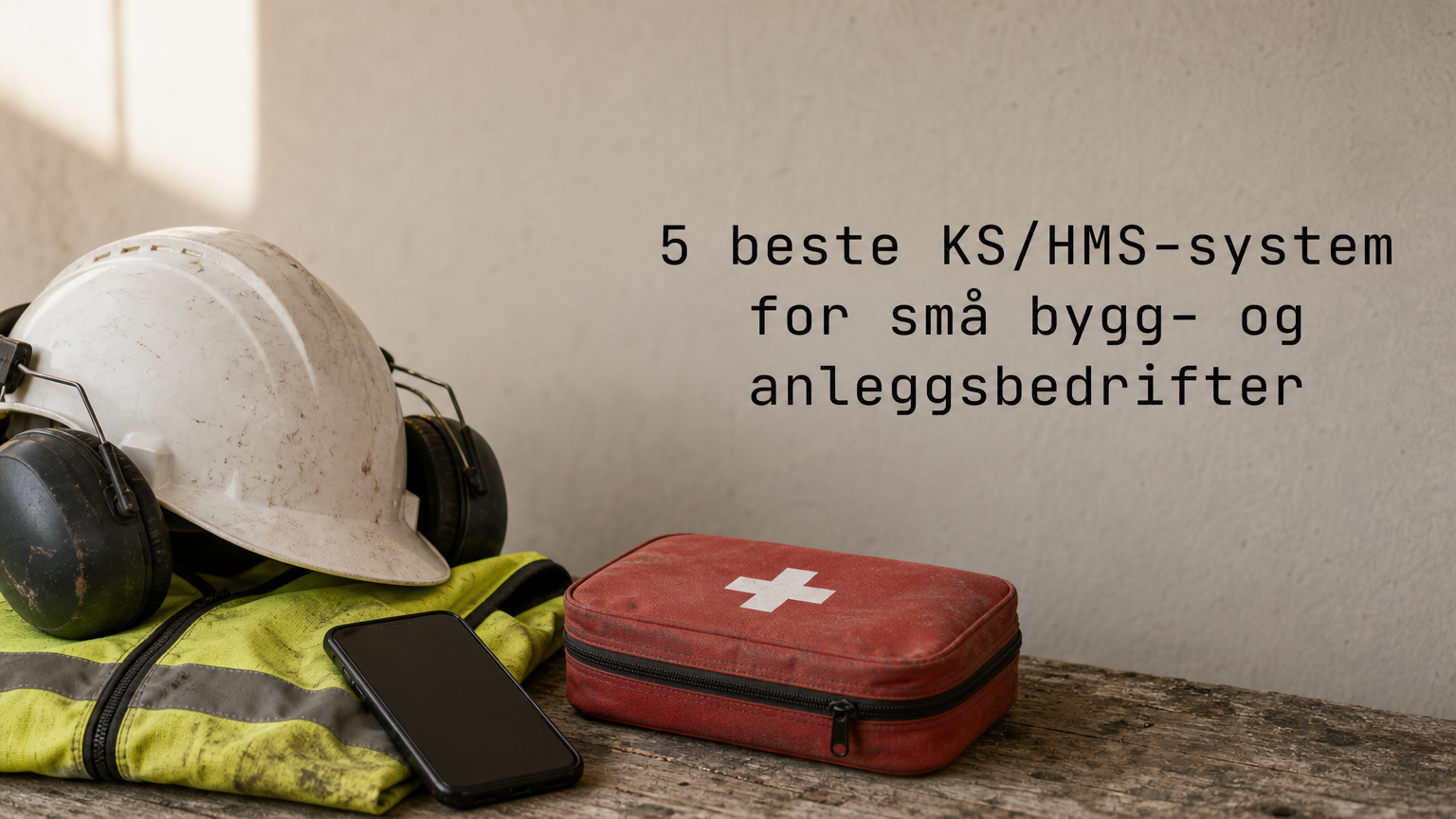 5 beste KS/HMS-system for små bygg- og anleggsbedrifter