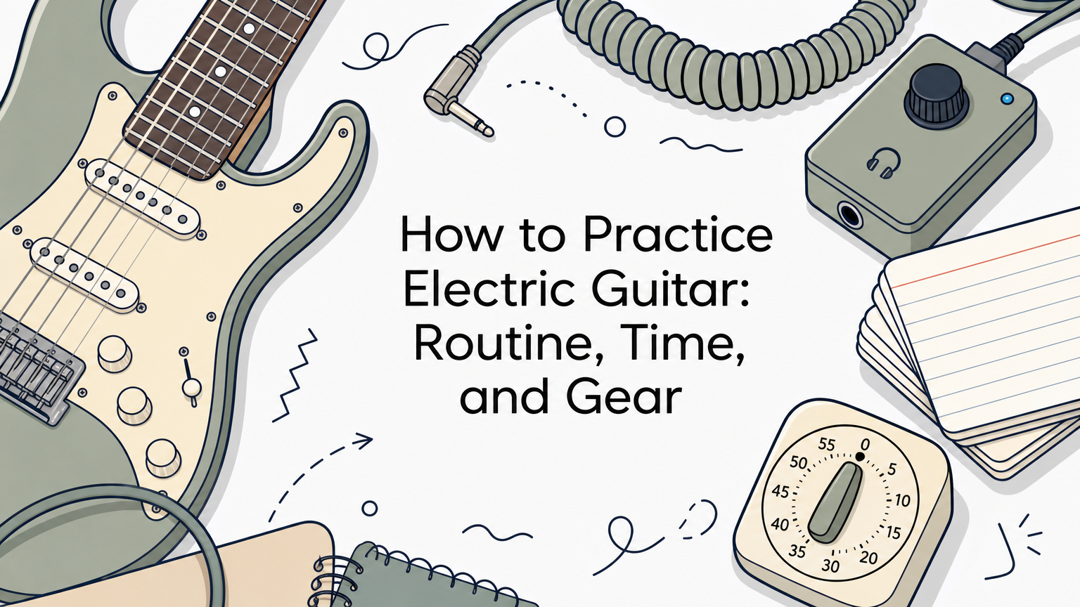 How to Practice Electric Guitar: Routine, Time, and Gear