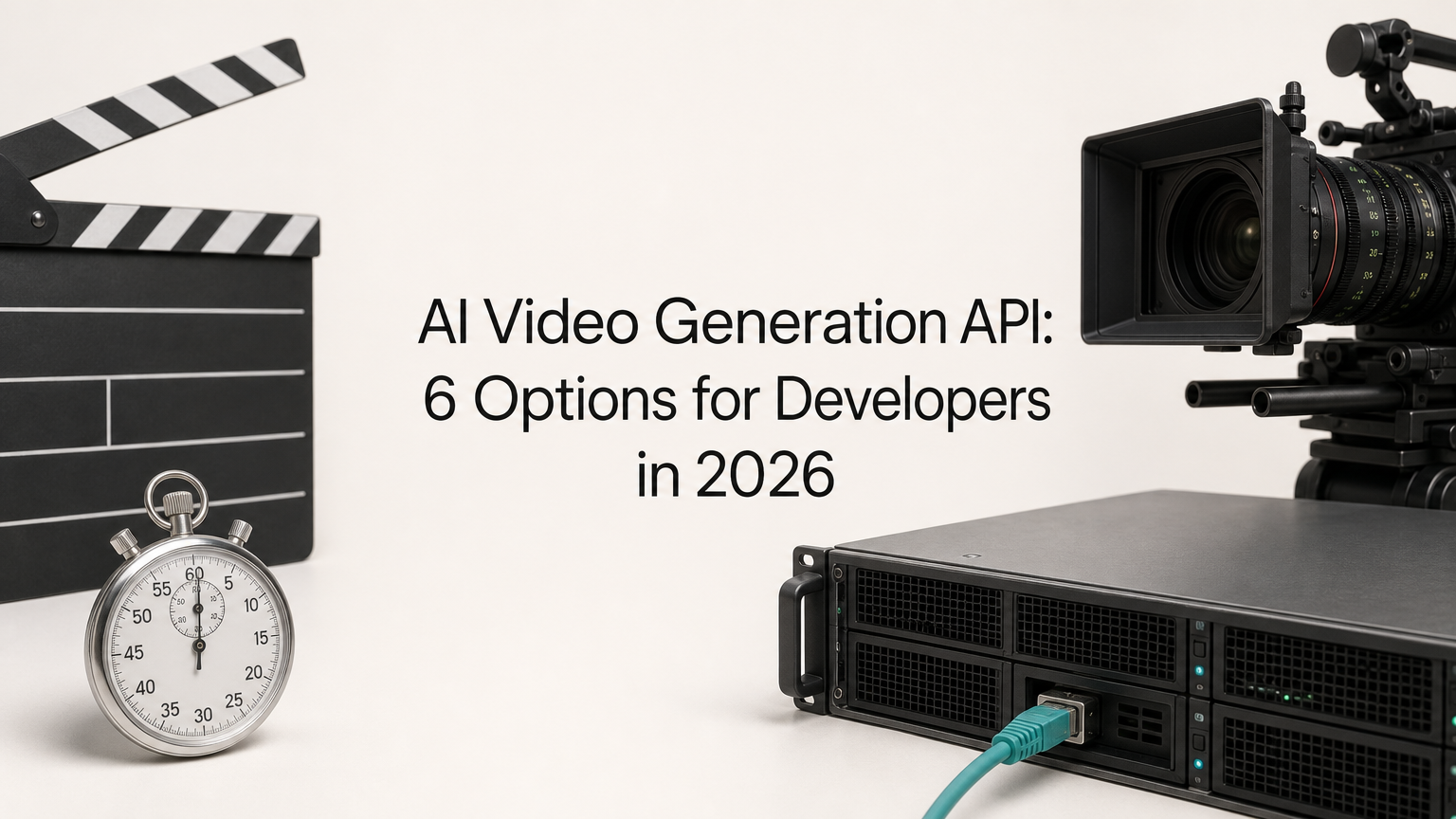 AI Video Generation API: 6 Options for Developers in 2026