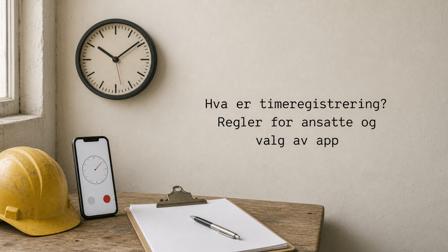 Hva er timeregistrering? Regler for ansatte og valg av app