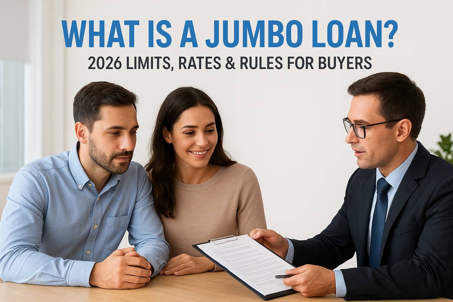 What Is a Jumbo Loan? 2026 Limits, Rates & Rules For Buyers