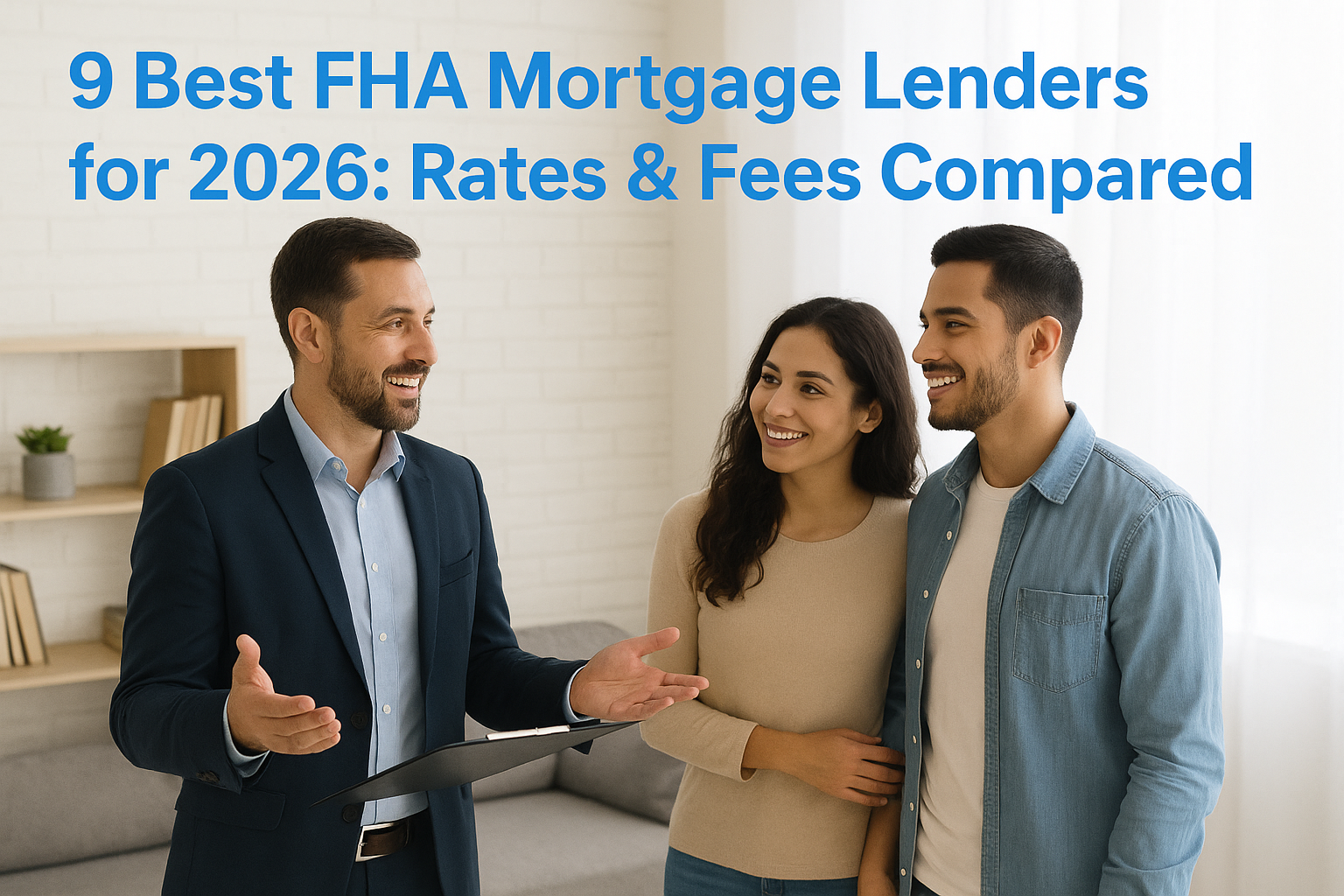 9 Best FHA Mortgage Lenders for 2026: Rates & Fees Compared