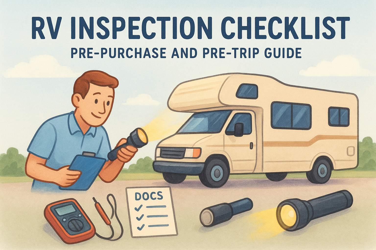 RV Inspection Checklist: Pre-Purchase And Pre-Trip Guide