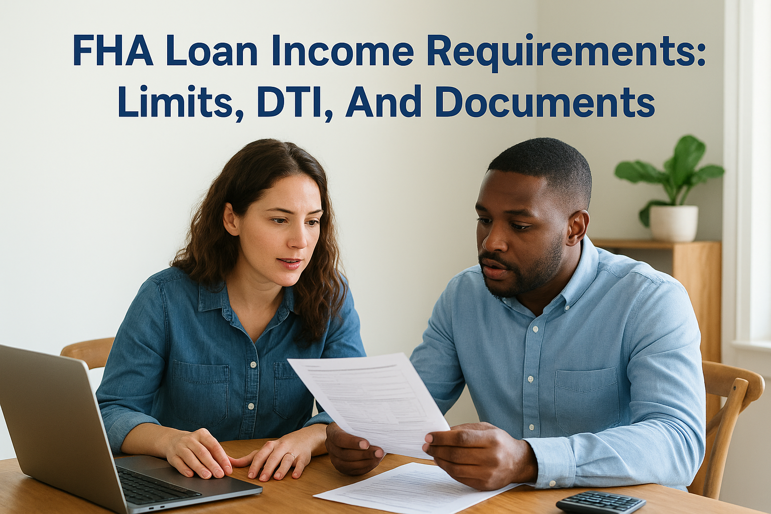 FHA Loan Income Requirements: Limits, DTI, And Documents