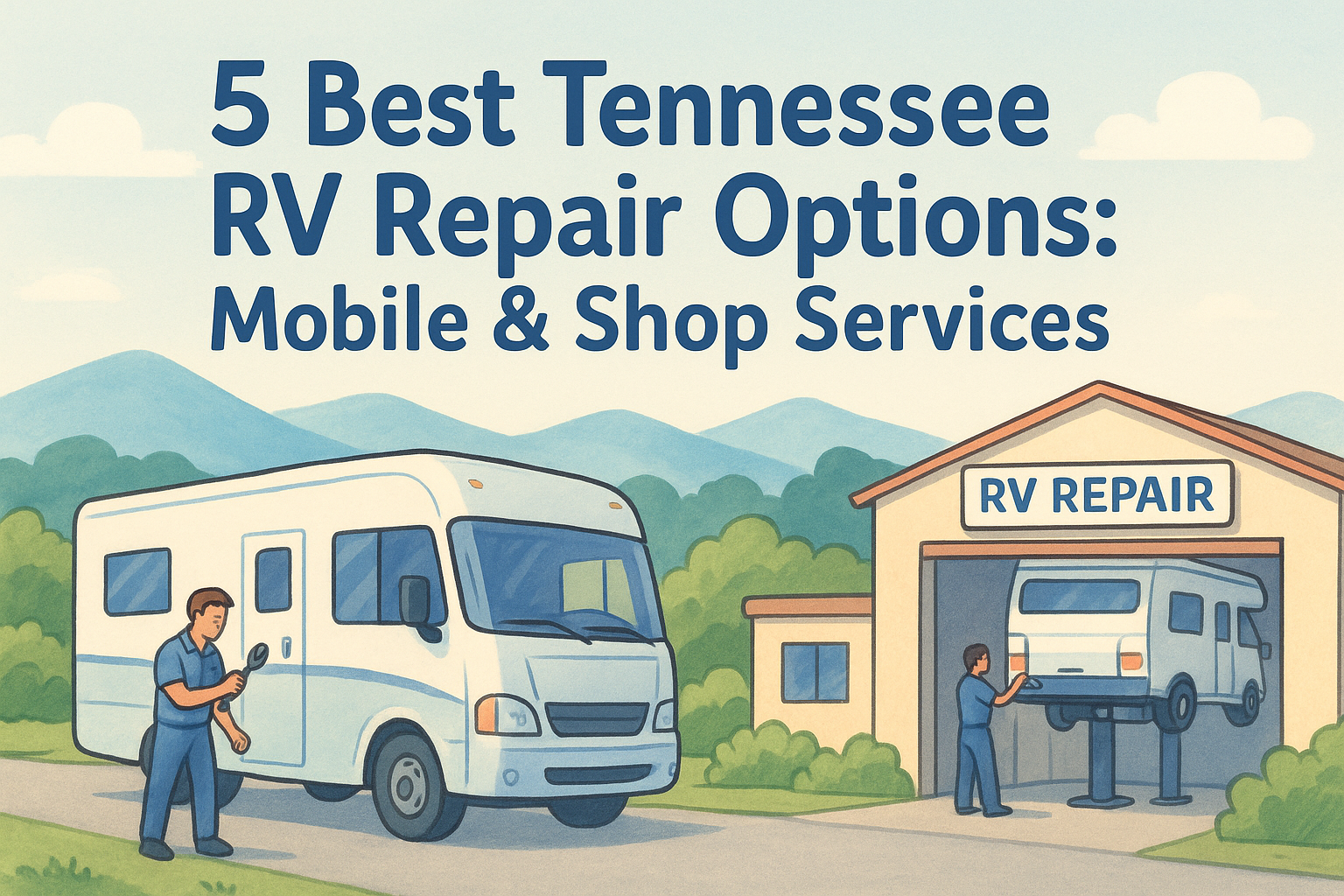 5 Best Tennessee RV Repair Options: Mobile & Shop Services