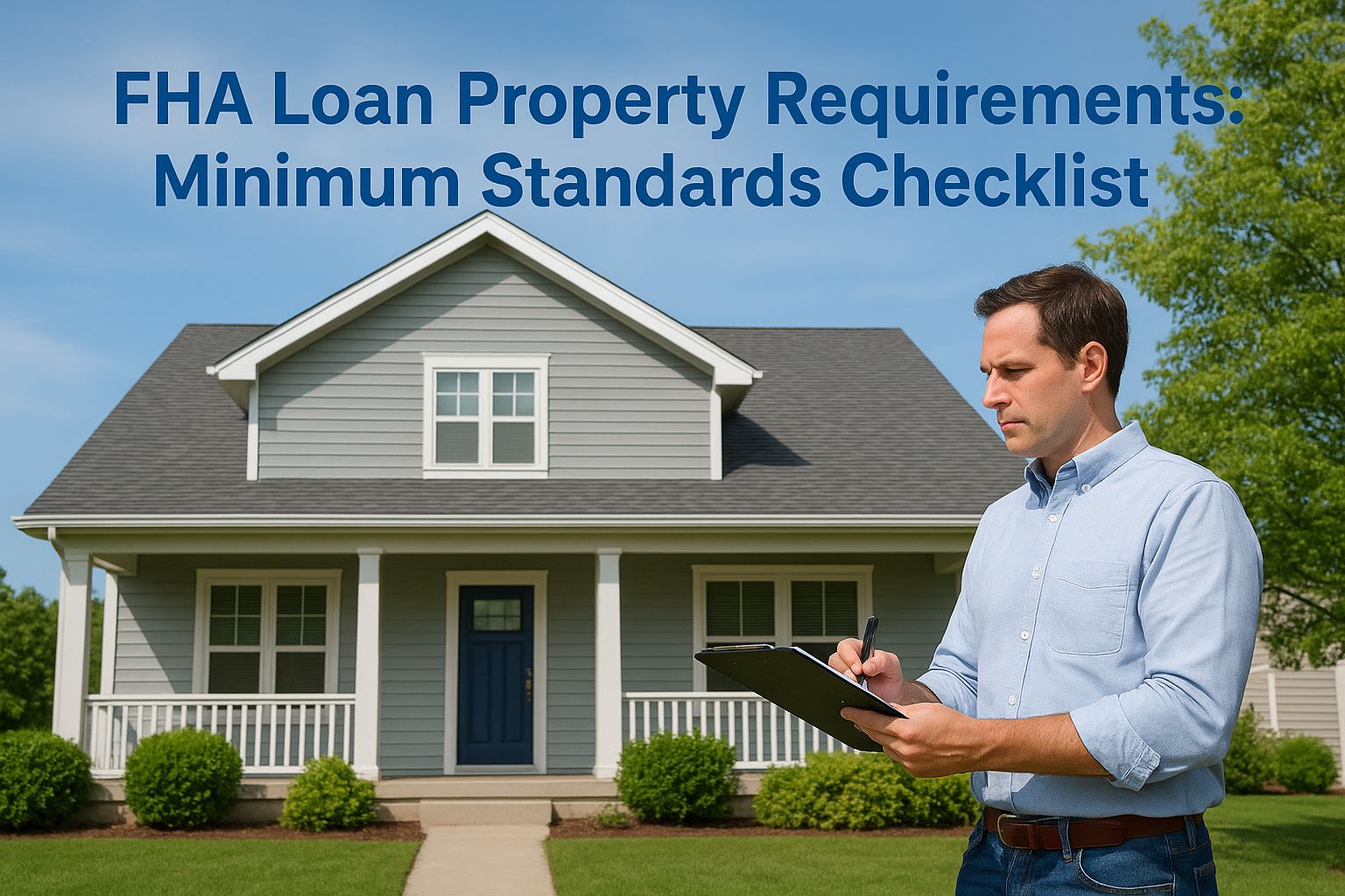 FHA Loan Property Requirements: Minimum Standards Checklist